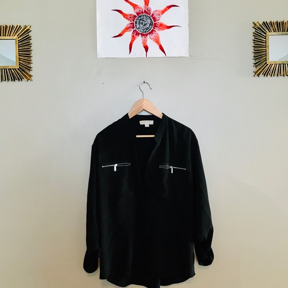 MICHEAL KORS black chic blouse - Picture 2 of 6